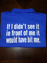 Load image into Gallery viewer, I saw that coming polo.